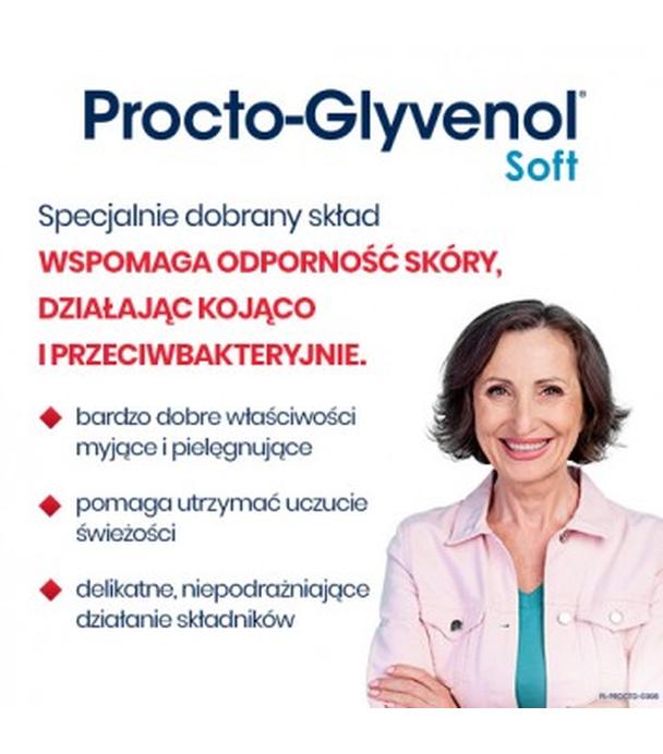 PROCTO-GLYVENOL SOFT Żel do higieny intymnej z ruszczykiem dla osób z hemoroidami - 180 ml