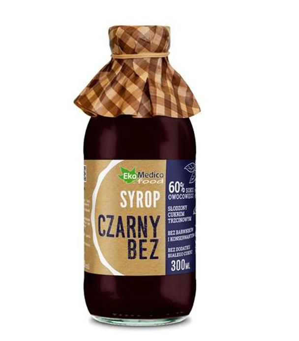 EKAMEDICA CZARNY BEZ Syrop - 300 ml - ważny do 2025-10-02