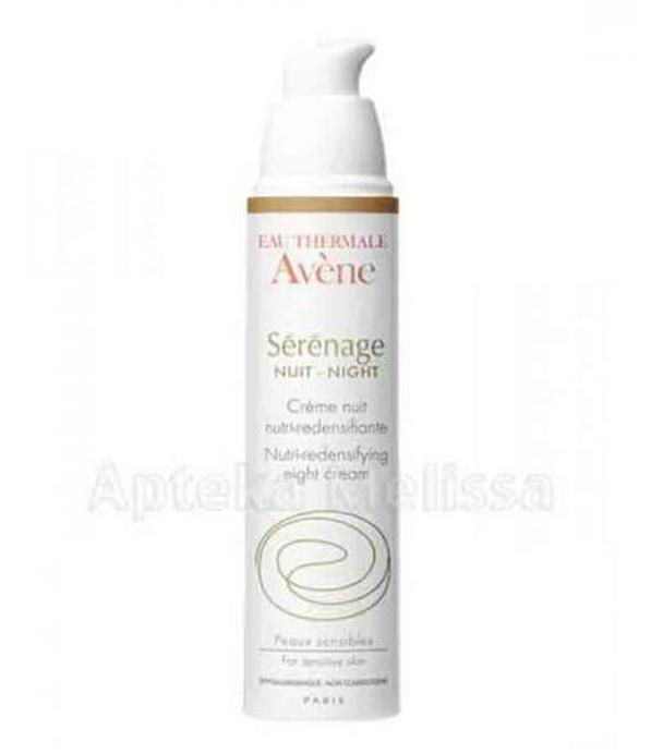 AVENE Serenage Night Krem odżywczy przywracający gęstość skóry na noc - 40 ml