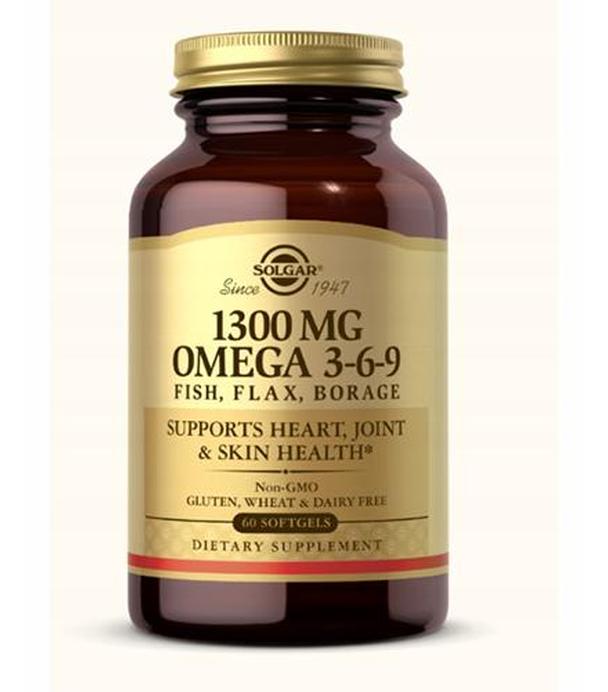 Solgar Omega 3-6-9, kapsułki, 60 sztuk