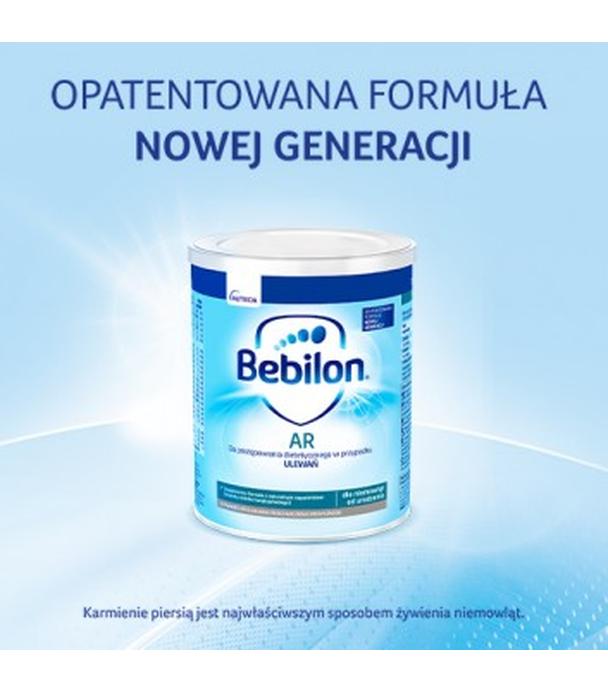 Bebilon AR, mleko początkowe przeciw ulewaniom od urodzenia, 400 g