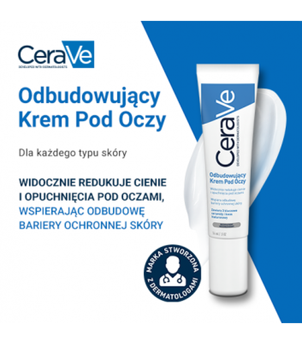 CeraVe Odbudowujący Krem pod oczy, 14 ml