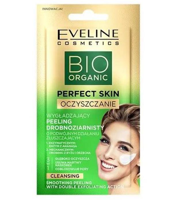 Eveline Bio Organic Perfect Skin Oczyszczanie Wygładzający peeling drobnoziarnisty - 8 ml - cena, opinie, stosowanie