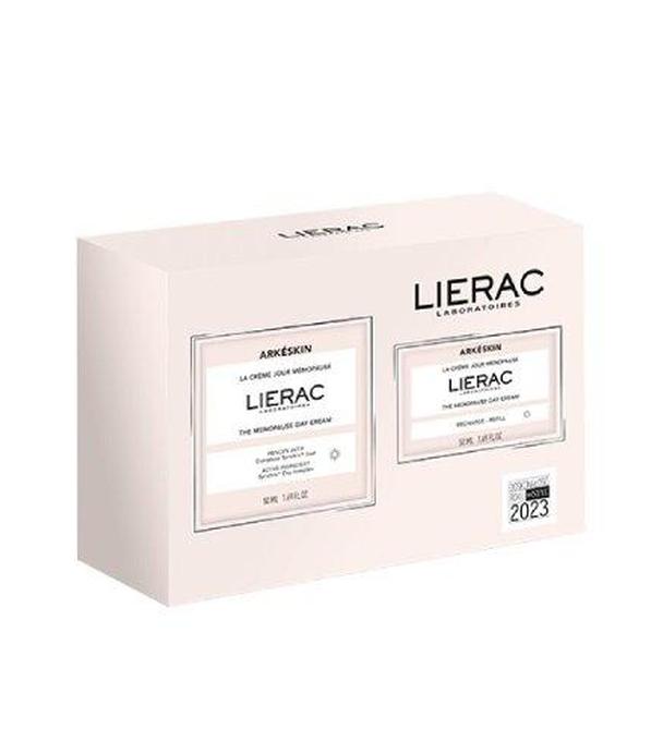 Lierac Arkeskin zestaw krem na dzień w okresie menopauzy 50 ml + refill 50 ml [ZESTAW]