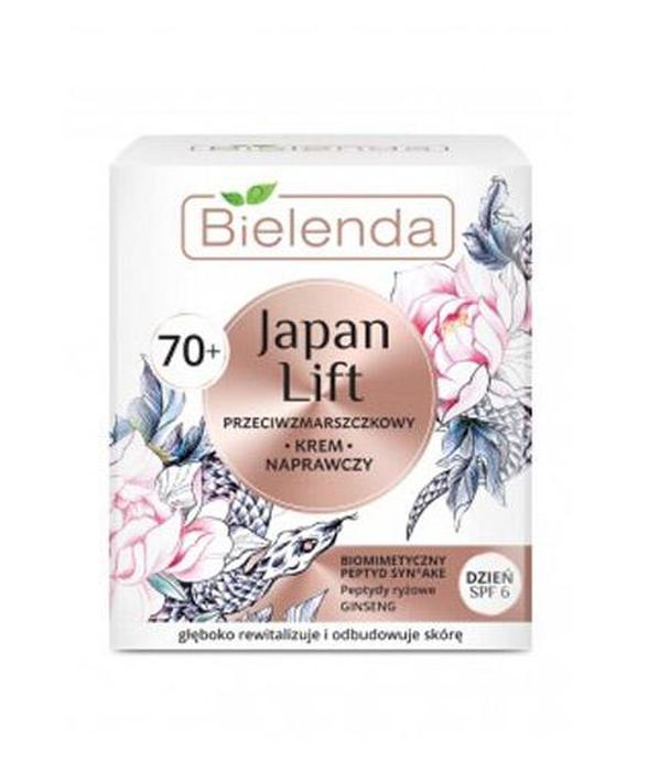 BIELENDA JAPAN LIFT Przeciwzmarszczkowy krem naprawczy 70+ na dzień SPF6 - 50 ml - cena, stosowanie, opinie