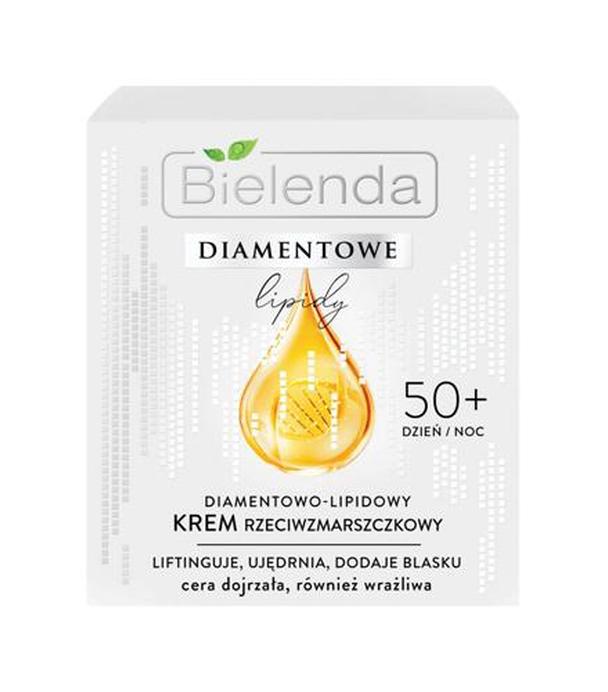 Bielenda Diamentowe Lipidy Diamentowo-Lipidowy Krem przeciwzmarszczkowy 50+ dzień/noc, 50 ml cena, opinie, stosowanie