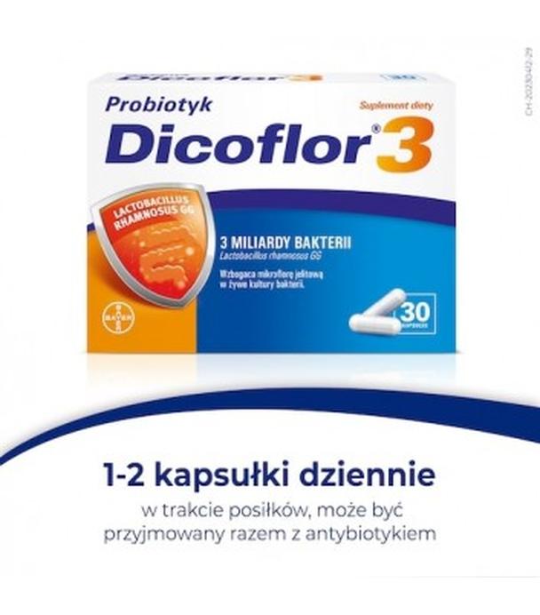 Dicoflor 3, kapsułki, 30 kapsułek