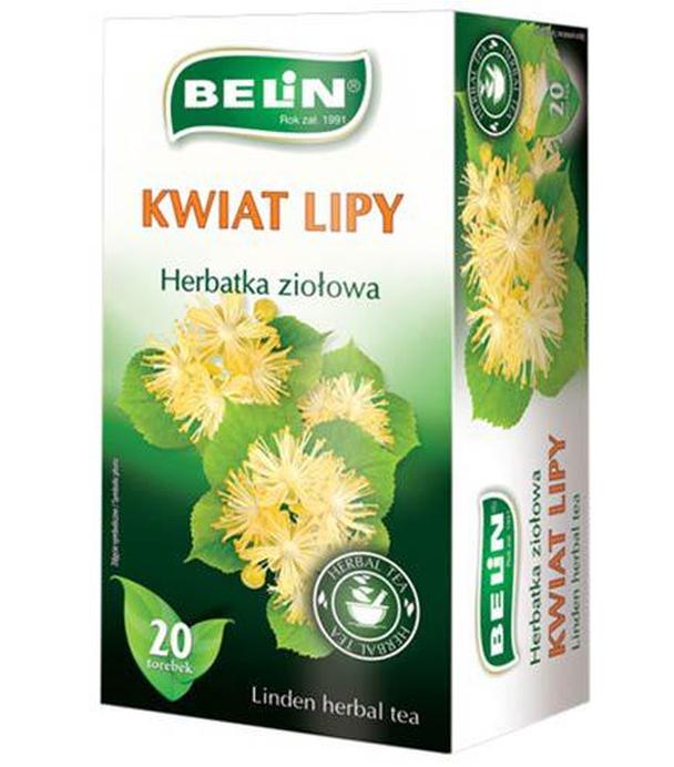 Belin Herbatka ziołowa kwiat lipy, 20 x 1,5 g, cena, wskazania, składniki