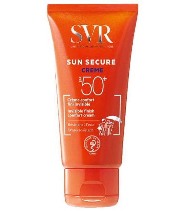 SVR Creme Sun Secure Krem nawilżający SPF50+ - 50 ml - cena, opinie, wskazania - ważny do 2025-10-31
