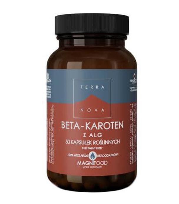 Terranova Beta-Karoten z alg, 50 kaps., cena, opinie, właściwości