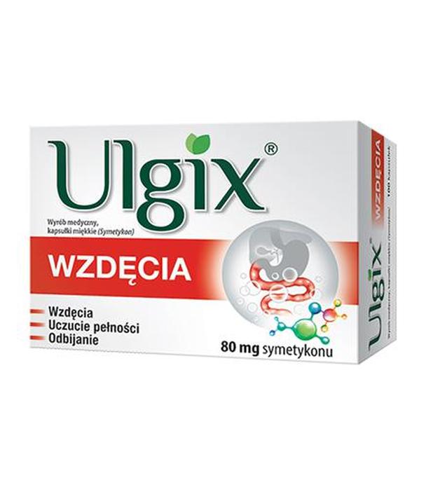 Ulgix Wzdęcia, 80 mg, kapsułki miękkie, 100 sztuk