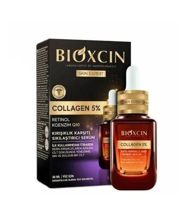 Bioxcin, Skin Expert, Serum przeciwzmarszczkowe, kolagen 5%, 30 ml