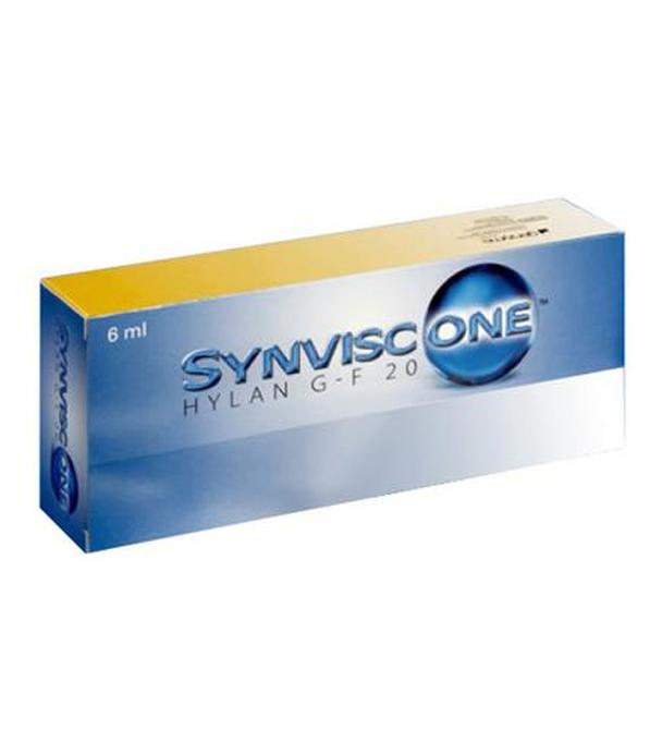 Synvisc One Hylan G-F 20 - 6 ml - cena, opinie, właściwości