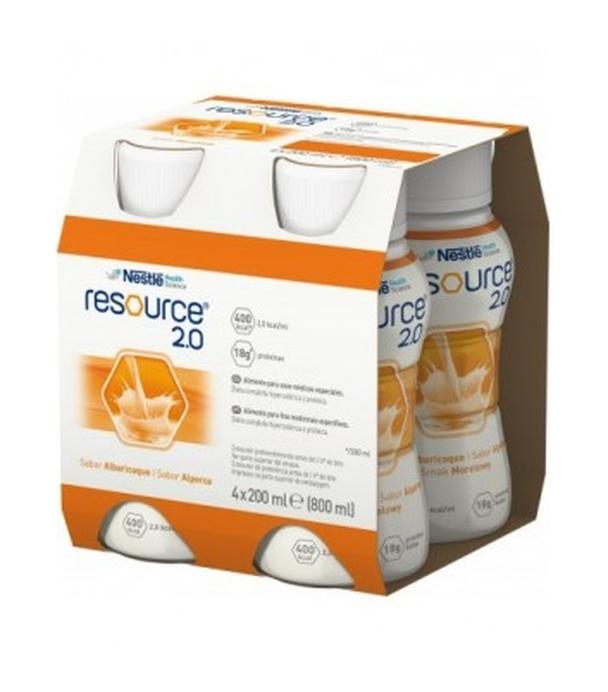 RESOURCE 2.0 Smak morelowy, 4 x 200 ml