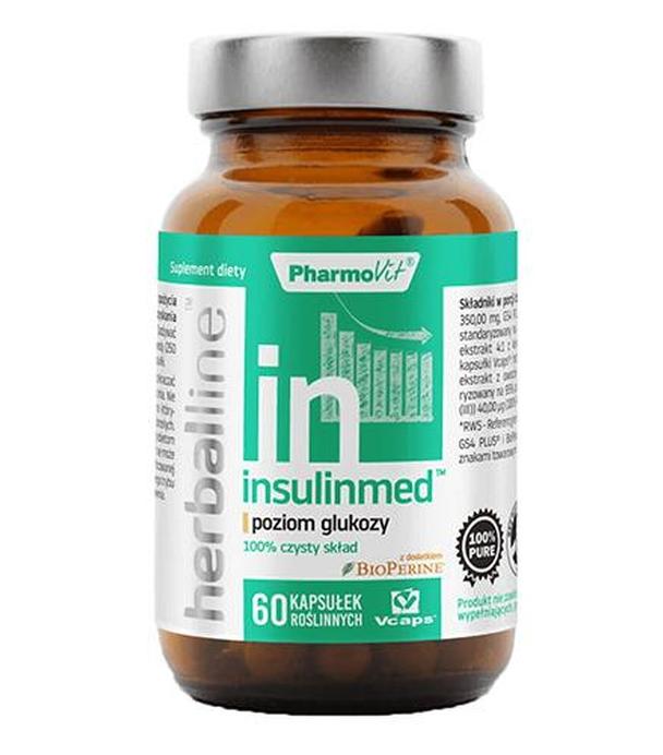 PharmoVit Herballine Insulinmed - 60 kaps. - cena, opinie, właściwości