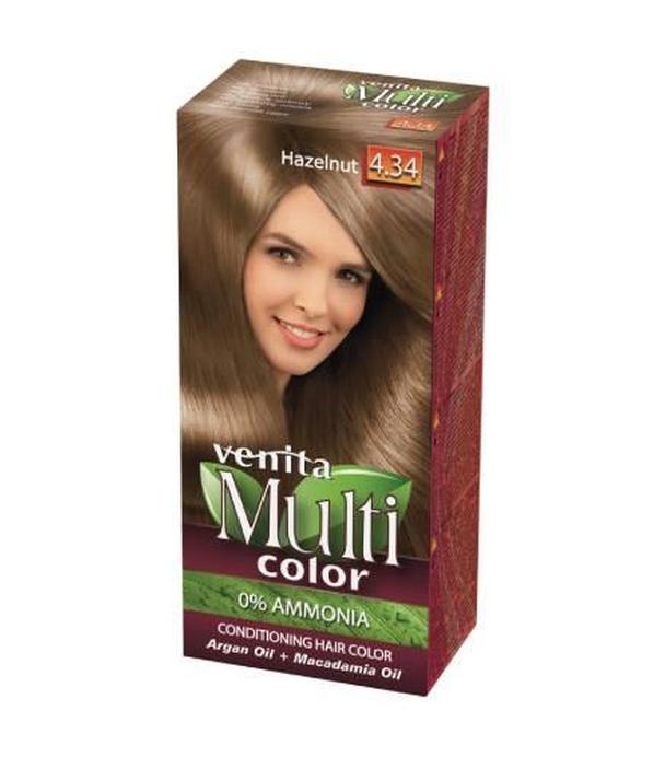 Venita Multi Color, farba bez amoniaku, 4.34 Orzech Laskowy, 50 ml