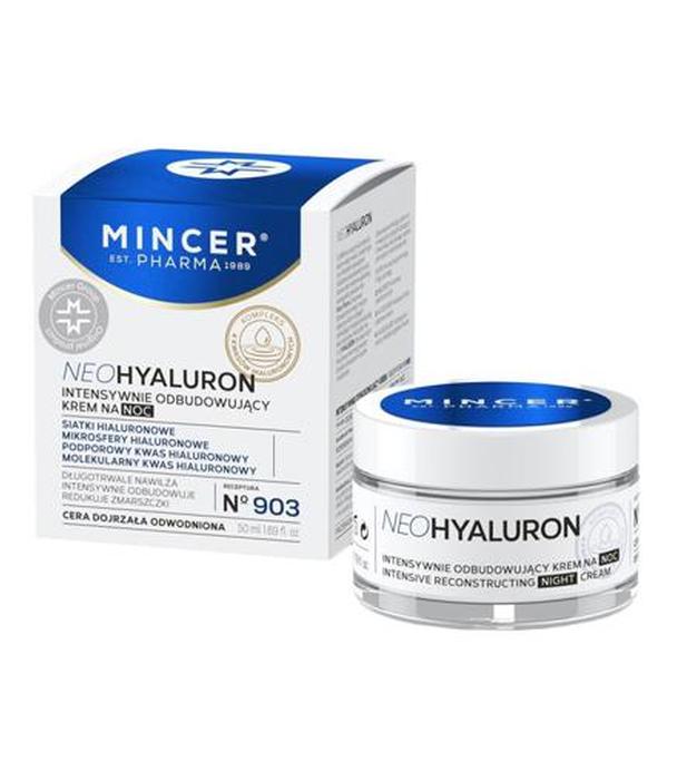 Mincer Pharma Neohyaluron N°903 Intensywnie odbudowujący krem na noc - 50 ml - cena, opinie, stosowanie