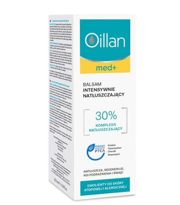 OILLAN MED+ Balsam intensywnie natłuszczający - 200 ml - cena, opinie, właściwości