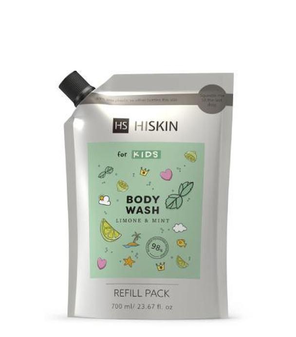 HISKIN Kids Body Wash Limone&Mint GREEN doypack, 700 ml