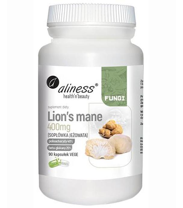 Aliness Lion’s Mane 400 mg, 90 kapsułek