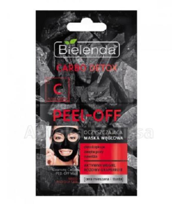 BIELENDA CARBO DETOX Oczyszczająca maska węglowa PEEL-OFF, 2 x 6 g
