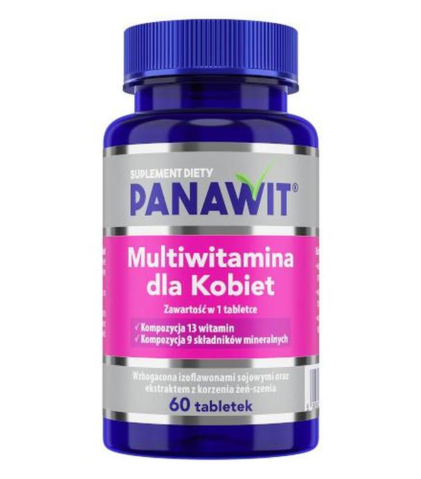 PANAWIT Multiwitamina dla kobiet, 60 tabletek