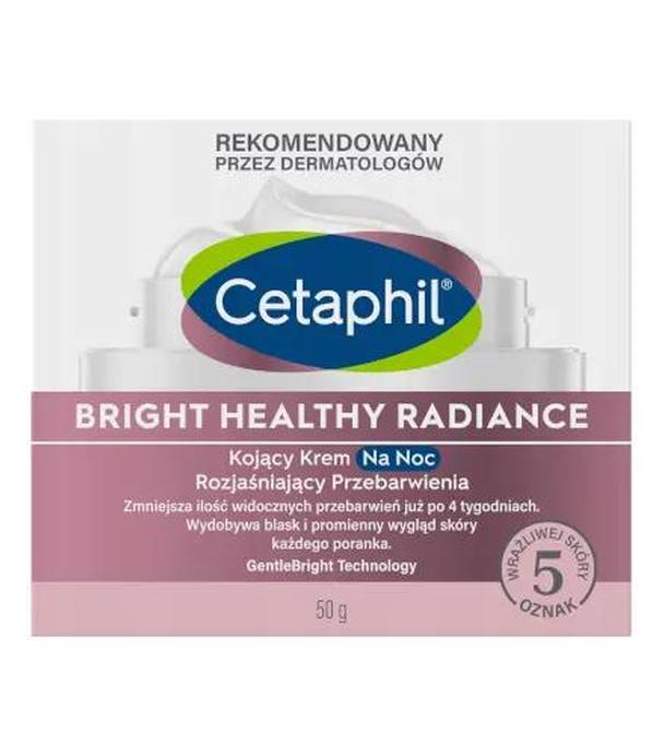 Cetaphil Bright Healthy Radiance Kojący krem na noc rozjaśniający przebarwienia, 50 g