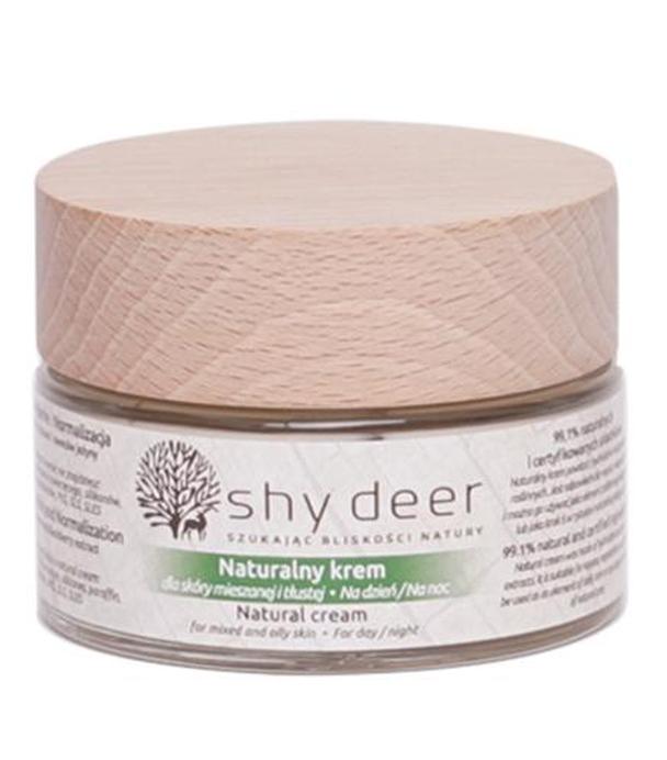 Shy Deer Naturalny krem dla skóry mieszanej i tłustej - 50 ml - cena, opinie, właściwości