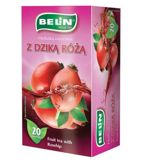 Belin Herbatka owocowa z dziką różą, 20 x 2 g, cena, wskazania, właściwości