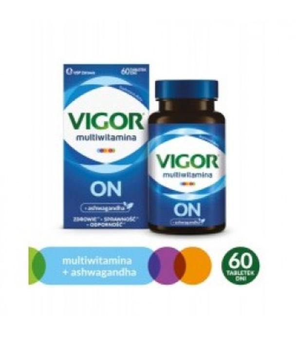 Vigor multiwitamina ON zestaw witamin i minerałów z ashwagandhą, tabletki, 60 sztuk