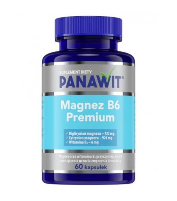 PANAWIT Magnez B6 premium, 60 kapsułek