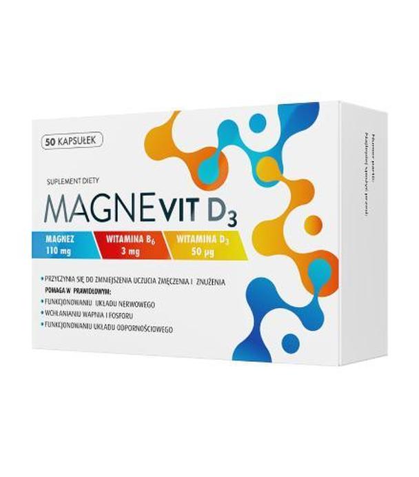 Magnevit D3, 50 kapsułek