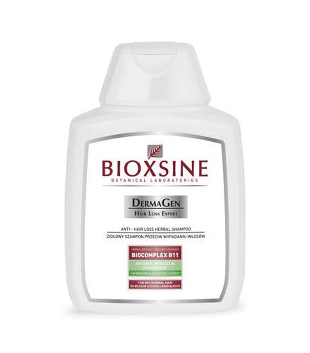 BIOXSINE DERMAGEN  Ziołowy szampon przeciw wypadaniu włosów suchych i normalnych - 300 ml - cena, opinie, stosowanie