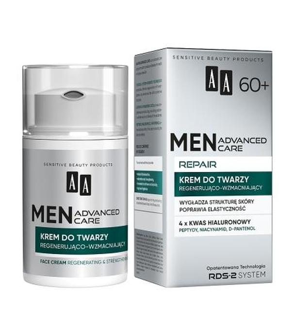AA Men Advanced Care Repair 60+ Krem do twarzy regenerująco-wzmacniający, 50 ml