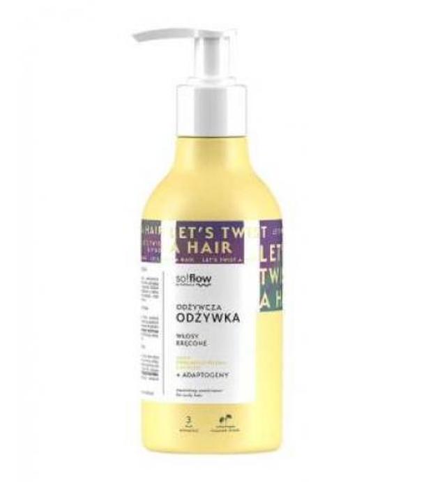 So!Flow, Odżywka odżywcza do włosów kręconych, melon i aloes, 400 ml