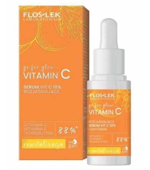 Floslek Laboratorium Go For Glow… Vitamin C Serum rozjaśniające VIT C 10%, 30 ml