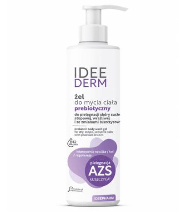 Idee Derm Prebiotyczny Żel do mycia ciała ze zmianami łuszczycowymi i AZS, 400 ml