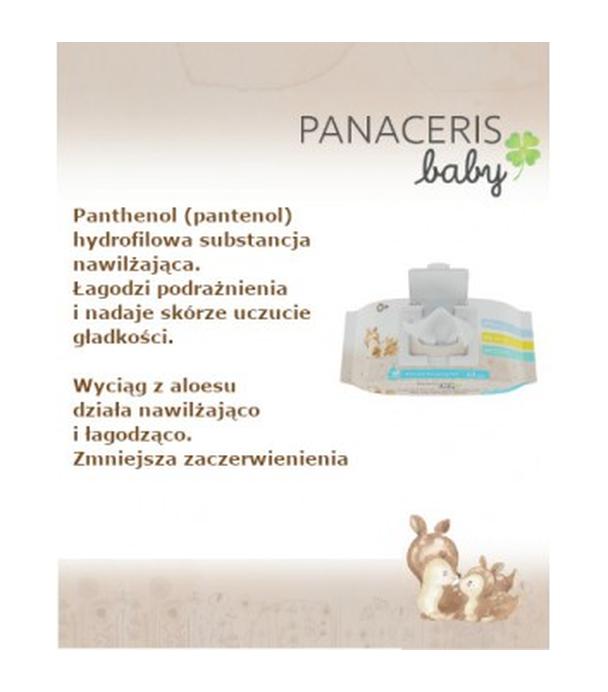 Panaceris Baby chusteczki nawilżane 99% wody dla niemowląt i dzieci, 60 sztuk