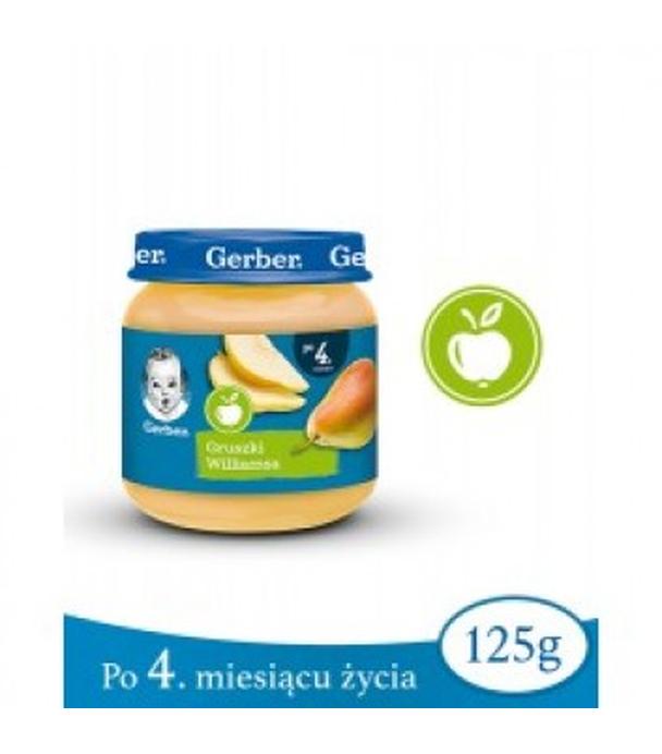 GERBER Deserek gruszki williamsa po 4 miesiącu - 125 g - nauka smaków - cena, opinie, właściwości