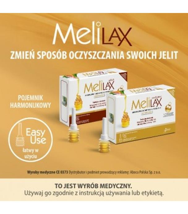 MELILAX PEDIATRIC Mikrowlewka z promelaxin dla dzieci i niemowląt - 6 szt.