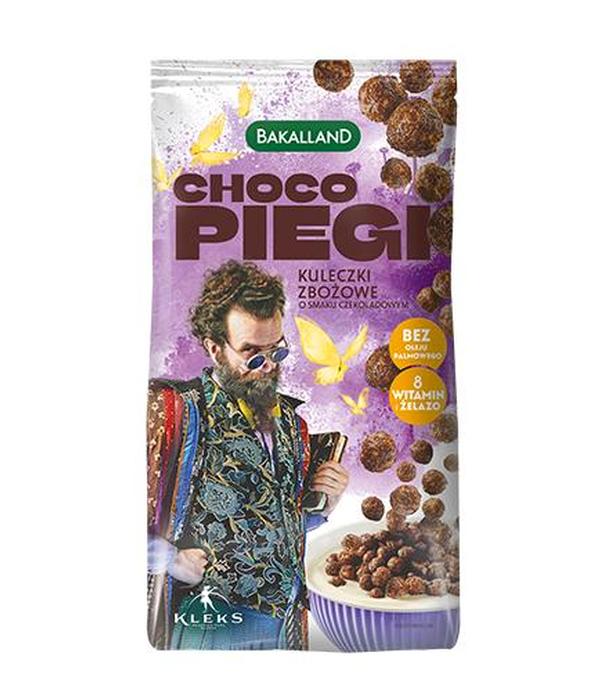 Bakalland KLEKS Choco Piegi Kuleczki zbożowe o smaku czekoladowym, 250 g - ważny do 2025-03-31