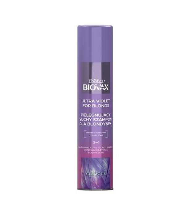 L'biotica Biovax Glamour Ultra Violet for Blond suchy szampon, 200 ml