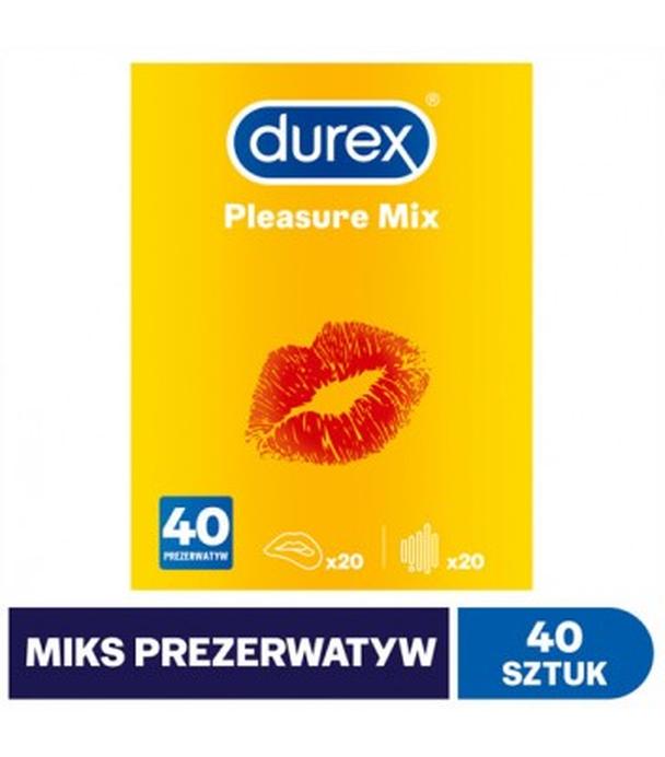 Durex Pleasure Mix Prezerwatywy, 40 sztuk