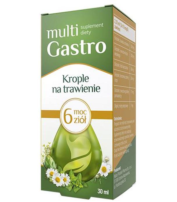 Multi Gastro Krople na trawienie - 30 ml - cena, opinie, właściwości