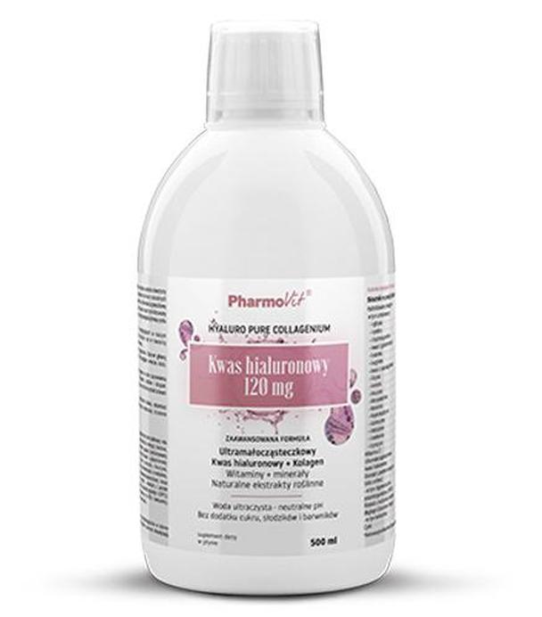 Pharmovit Kwas hialuronowy 120 mg w płynie - 500 ml - cena, opinie, właściwości