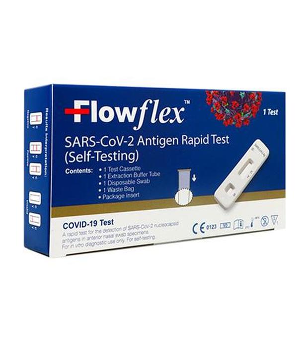 Flowflex SARS-CoV-2 Szybki test antygenowy - 1 szt. Test na koronawirusa - cena, opinie, wskazania