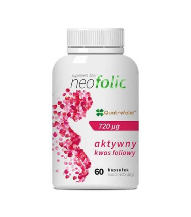 Neofolic aktywny kwas foliowy, kapsułki, 60 sztuk