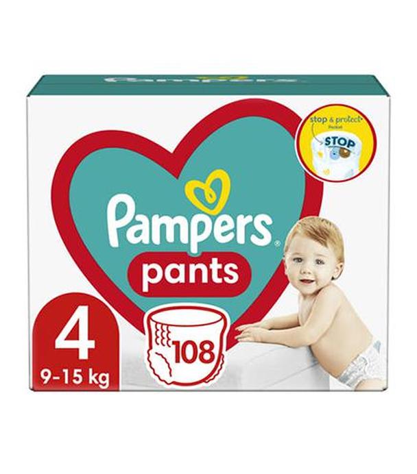 Pampers Pants Pieluchomajtki rozmiar 4, 9-15 kg, 108 sztuk