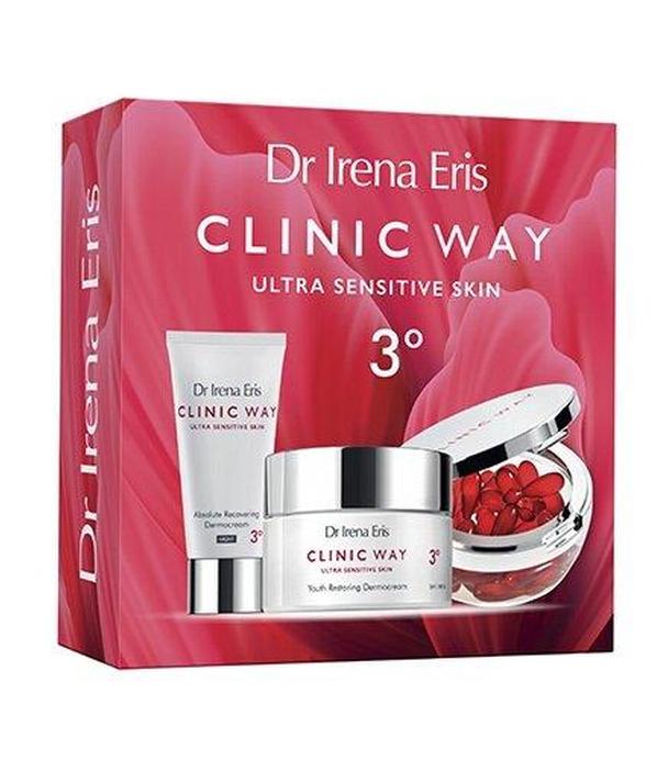 Eris Clinic Way 3 Stopień Zestaw 2024 Dermokrem na Dzień, 50ml +Dermokrem na Noc, 30ml + Dermokapsułki, 30 kapsułek