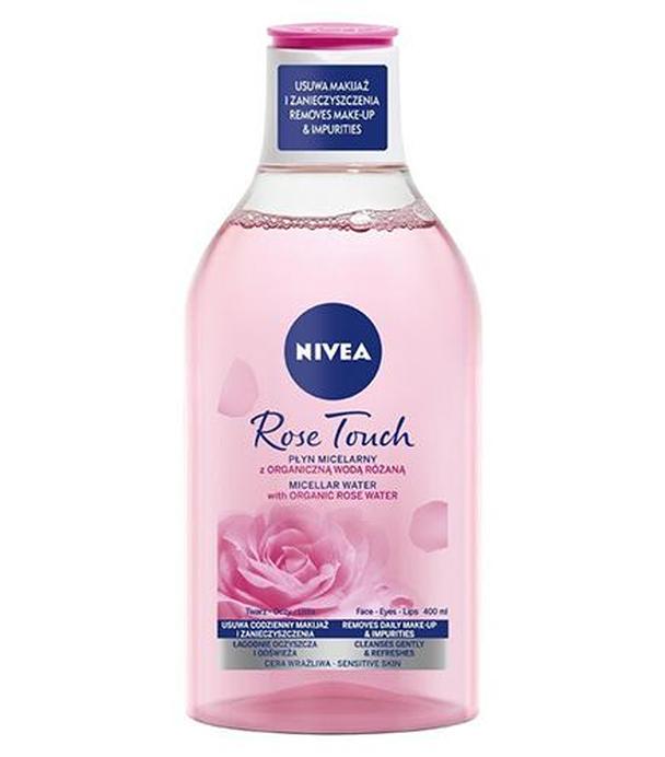 Nivea Rose Touch płyn micelarny z organiczną wodą różaną, 400 ml